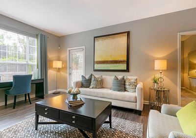Cozy Living Room at Hudson Ridge, Atlanta, Georgia